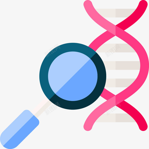 Dna实验室65扁平svg_新图网 https://ixintu.com Dna 实验室 扁平