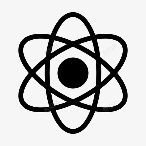 科学原子电子分子svg_新图网 https://ixintu.com 科学 原子 电子 分子 中子 网络 络线 字形