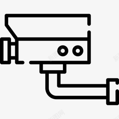 闭路电视摄像机摄像机和摄像机11线性图标