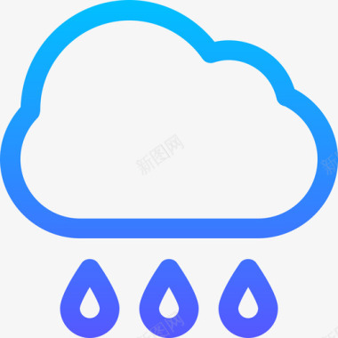 雨生态272线性颜色图标