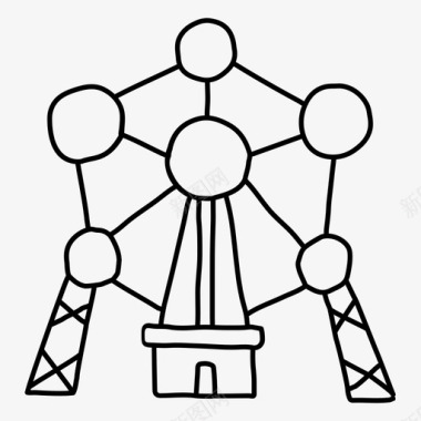 原子弹比利时布鲁塞尔图标