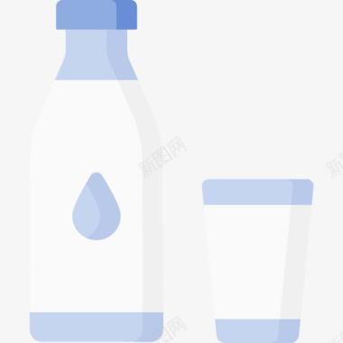 牛奶健康食品52平淡图标