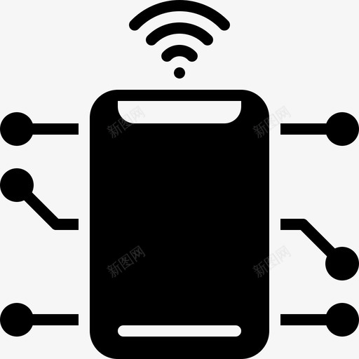 智能手机技术wifi热点互联网svg_新图网 https://ixintu.com wifi 智能 手机 技术 热点 互联网 网络 无线 使用 稳定