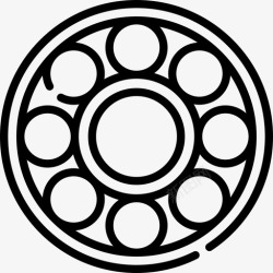 轴承图标轴承制造45线性高清图片