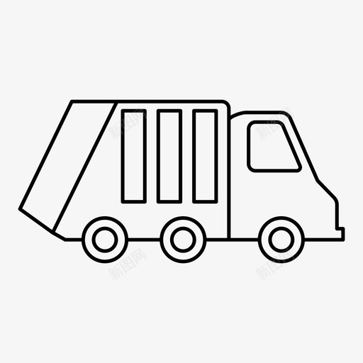 垃圾车自卸汽车生态svg_新图网 https://ixintu.com 垃圾车 自卸 汽车 生态 自然 保护 净化