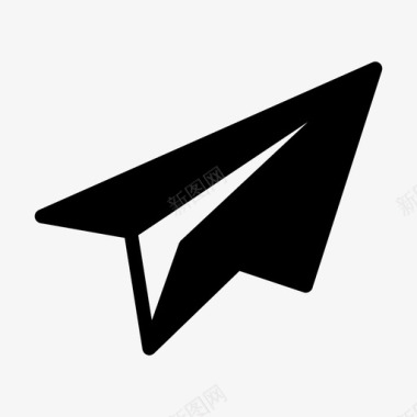 发送方向消息图标