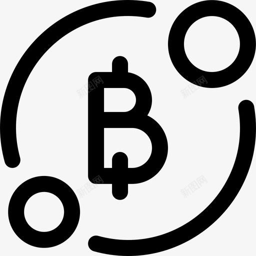 泰铢货币133直系svg_新图网 https://ixintu.com 泰铢 货币 直系