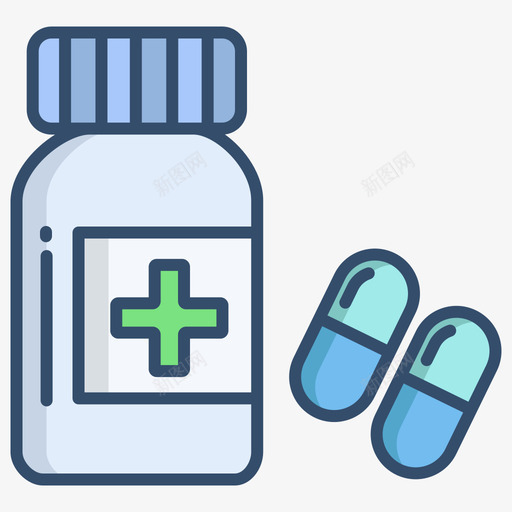 药物病毒159线性颜色svg_新图网 https://ixintu.com 药物 病毒 线性 颜色