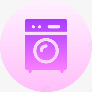 洗衣机家用40圆形图标