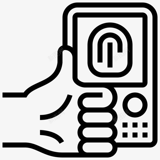 指纹入口机器svg_新图网 https://ixintu.com 安全 指纹 入口 机器 扫描 家庭