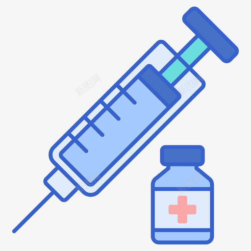 注射器疫苗和疫苗接种2线性颜色svg_新图网 https://ixintu.com 疫苗 注射器 接种 线性 颜色