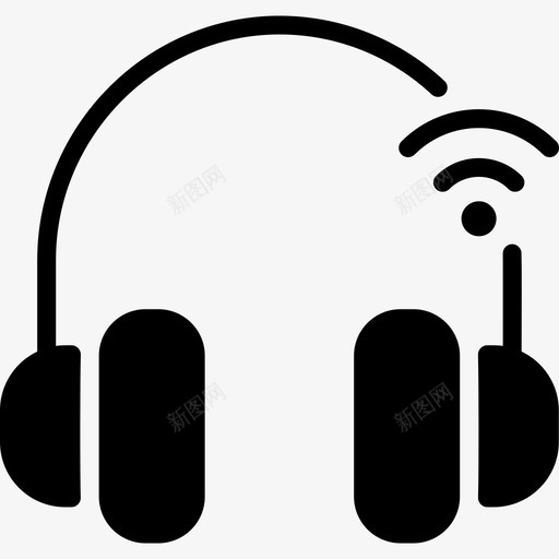耳机互联网技术27填充svg_新图网 https://ixintu.com 耳机 互联网 技术 填充