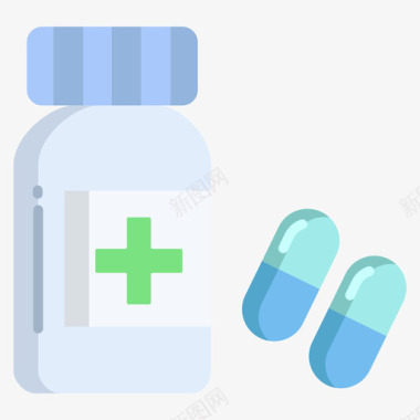 药物病毒162扁平图标