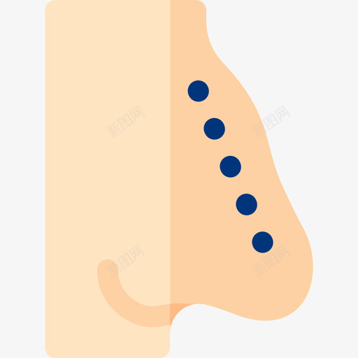 鼻子整形手术47扁平svg_新图网 https://ixintu.com 鼻子 整形 手术 扁平