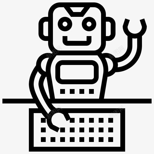 机器人工业85线性svg_新图网 https://ixintu.com 机器人 工业 线性