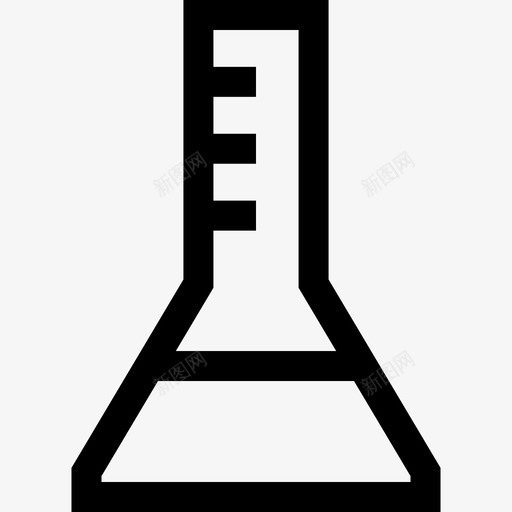 烧瓶实验室90线性svg_新图网 https://ixintu.com 烧瓶 实验室 线性