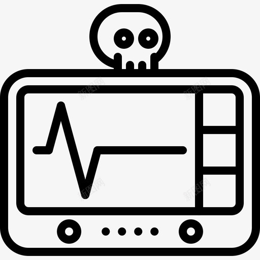 心电图葬礼55直线型svg_新图网 https://ixintu.com 心电图 葬礼 直线 线型