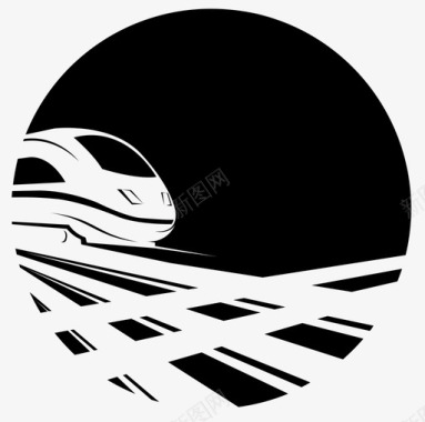 物流港logo单色图标