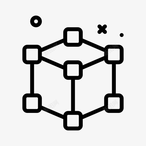 立方体轮廓设计思维94直线svg_新图网 https://ixintu.com 立方体 轮廓 设计 思维 直线