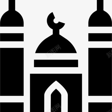 清真寺精神的37充满图标
