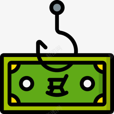 现金退休3线性颜色图标