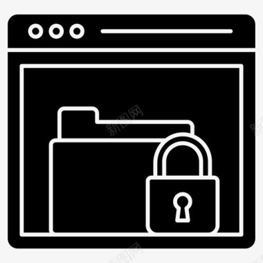 锁定文件夹数据安全文件夹保护图标