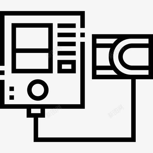 血压计医疗服务14线性svg_新图网 https://ixintu.com 血压计 医疗服务 线性