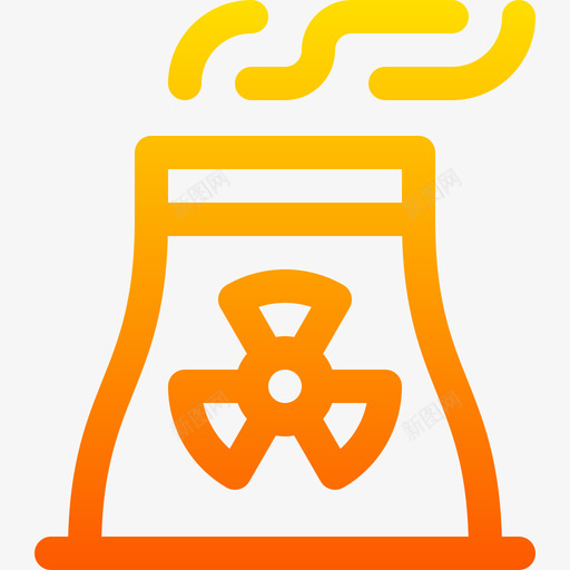 核电站污染76线性颜色svg_新图网 https://ixintu.com 核电站 污染 线性 颜色