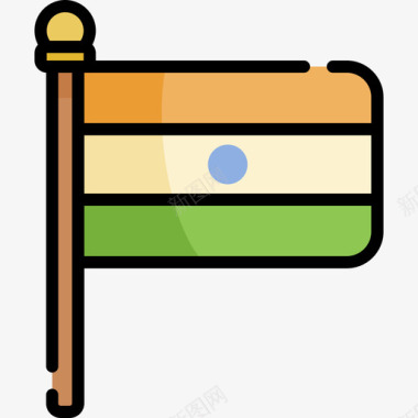 印度印度76线性颜色图标