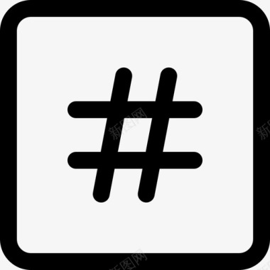 Hashtagweb应用seo4线性图标