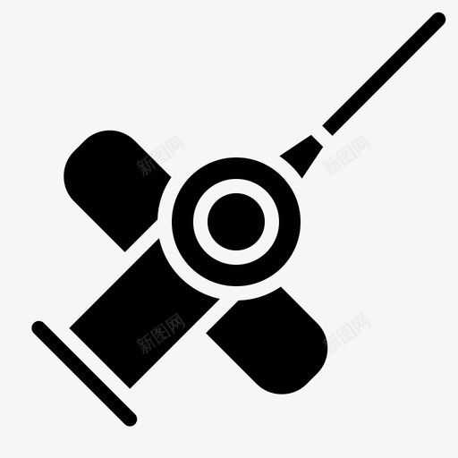 注射器牙科医生1实心svg_新图网 https://ixintu.com 注射器 牙科 医生 实心