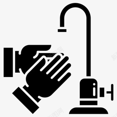 洗手液病毒161字形图标