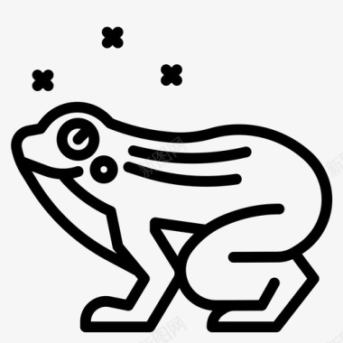 青蛙弹簧175直线型图标