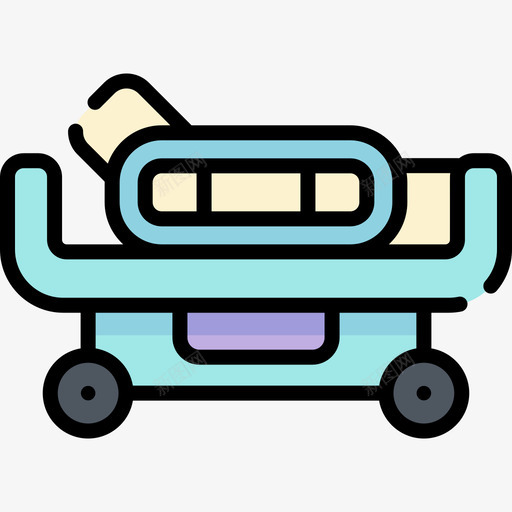 彩色病床医疗服务18svg_新图网 https://ixintu.com 彩色 病床 医疗服务