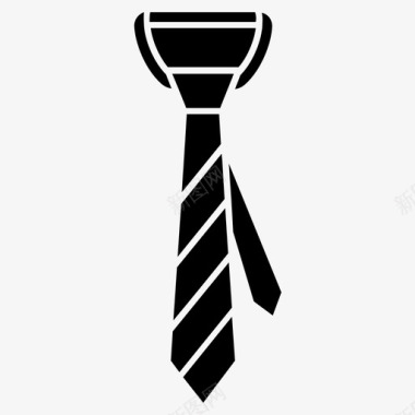 领带时尚领带制服领带图标