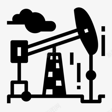 油田能源井架图标