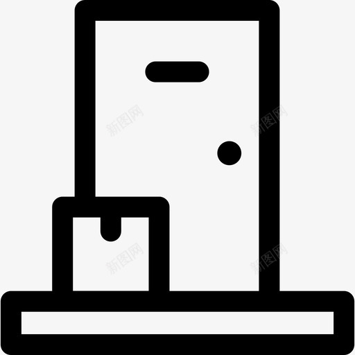 送货上门物流134直线svg_新图网 https://ixintu.com 送货上门 物流 直线