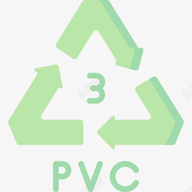 回收塑料制品15扁平图标