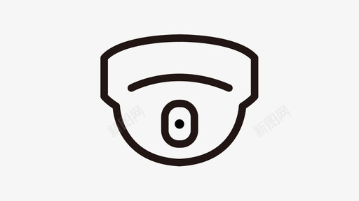 半球机摄像头svg_新图网 https://ixintu.com 半球机 摄像头
