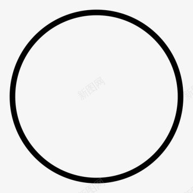 圆圈图形符号图标