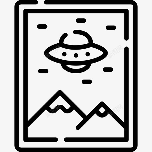 海报飞碟和外星人3直系svg_新图网 https://ixintu.com 海报 飞碟 外星人 直系