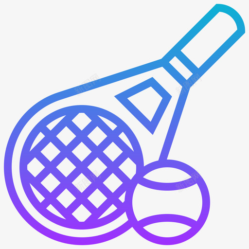 球拍网球元素2渐变svg_新图网 https://ixintu.com 球拍 网球 元素 渐变