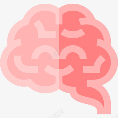 大脑智力125平坦图标
