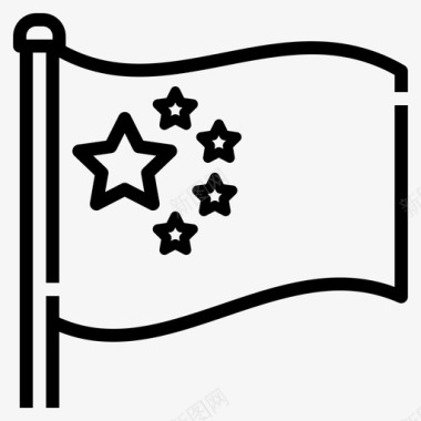 旗子中国96直系图标