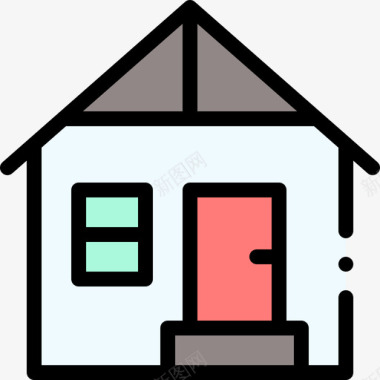 Househope9线性颜色图标