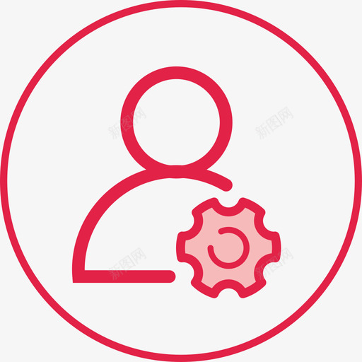 店员管理svg_新图网 https://ixintu.com 店员 管理 线性 简约