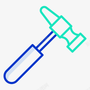 锤子木工17轮廓颜色图标
