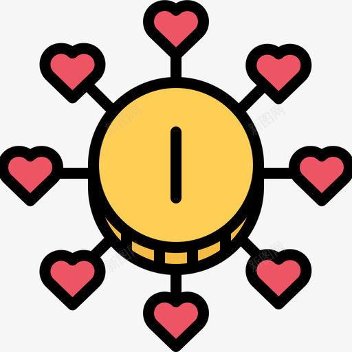 慈善慈善123彩色svg_新图网 https://ixintu.com 慈善 彩色