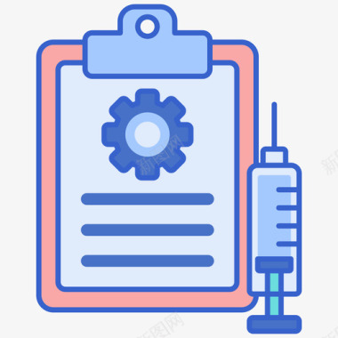免疫疫苗和疫苗接种2线性颜色图标