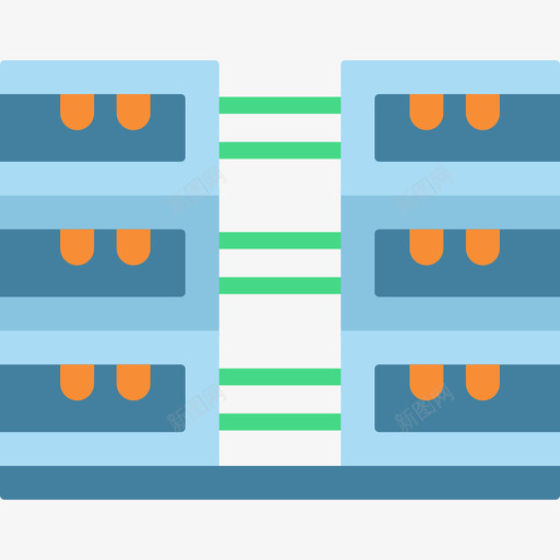 服务器大数据98扁平svg_新图网 https://ixintu.com 服务器 大数 数据 扁平